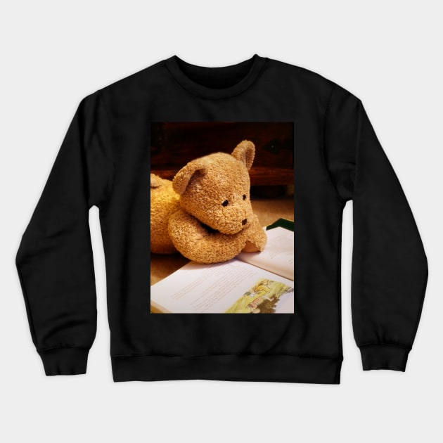 Bedtime Story Crewneck Sweatshirt by gracethescene